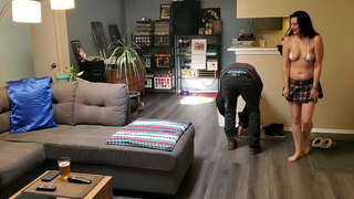 Quedando a miña puta buceta bateu